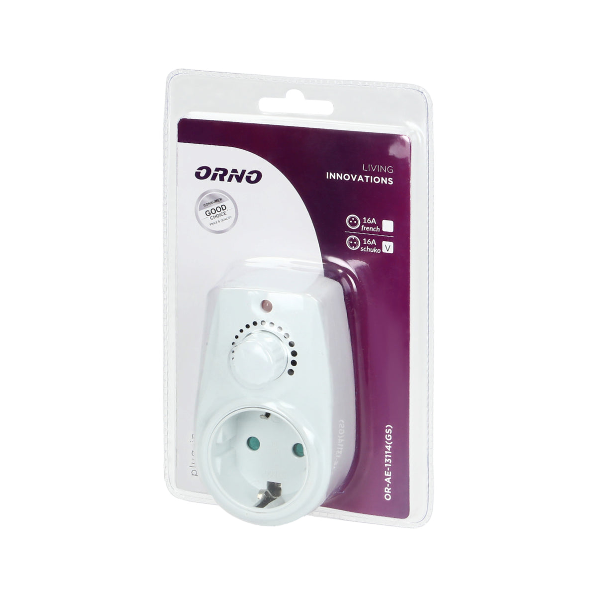 Tamsintuvas su papildoma tinklo lizdu 2P+Z (Schuko), maks. 280W - gaukdaugiau.lt