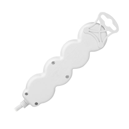 3-išėmimo rozetės laidininkas 2P+Z (schuko), su jungikliu, 3m H05VV-F 3x1,0mm², Imax=10A, baltas - gaukdaugiau.lt