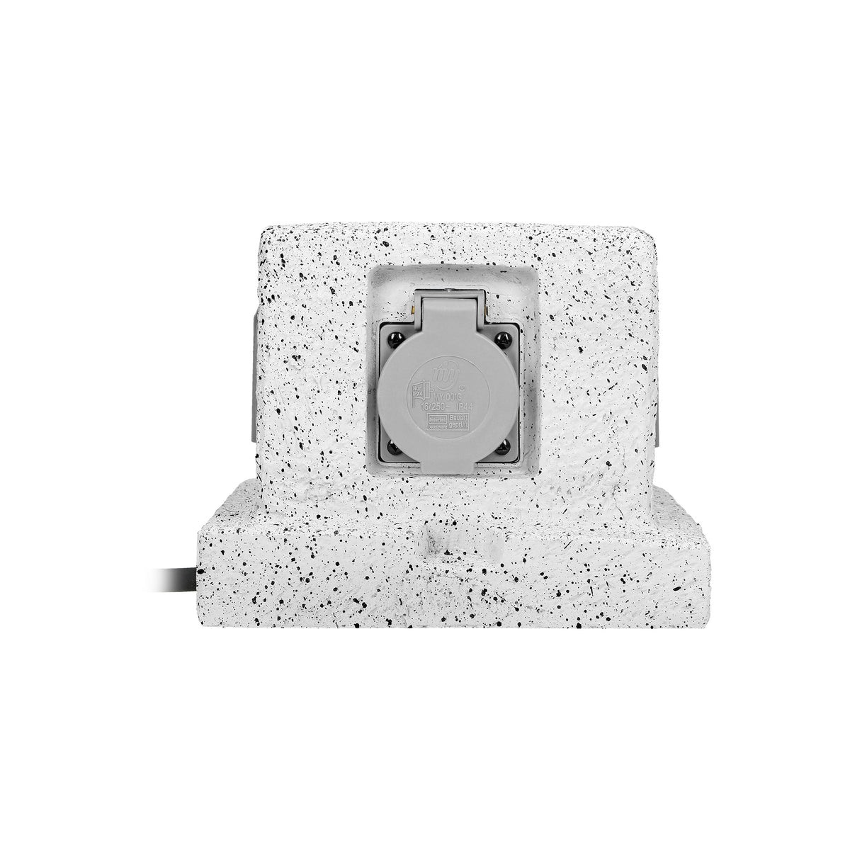 Sodo lizdas STULPAS, 4x2P+Z (schuko), guminias laidas H07RN-F 3x1,5mm², 3m - gaukdaugiau.lt