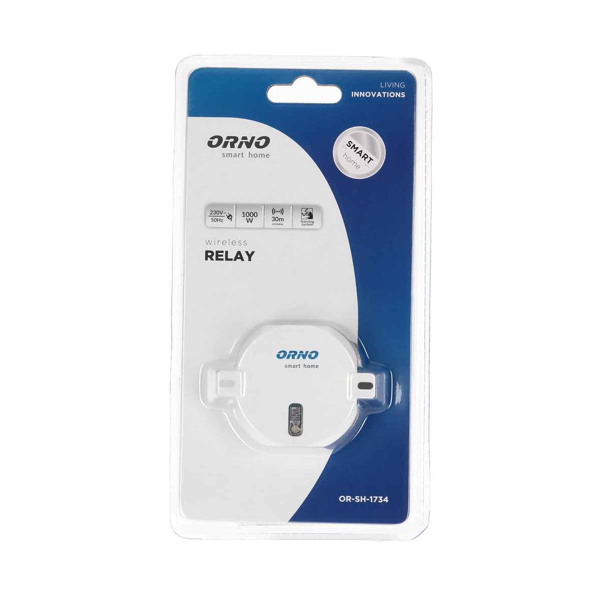 Pogrindinis (dėžutės) PremiumLine Smart Home belaidis relė, su radijo imtuvu, apkrova 1000W - gaukdaugiau.lt