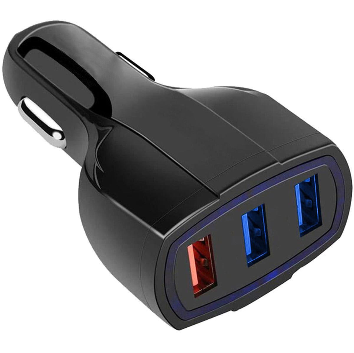 SEMAS ČARGERIS. QC 3.0 3xUSB BLACK - gaukdaugiau.lt