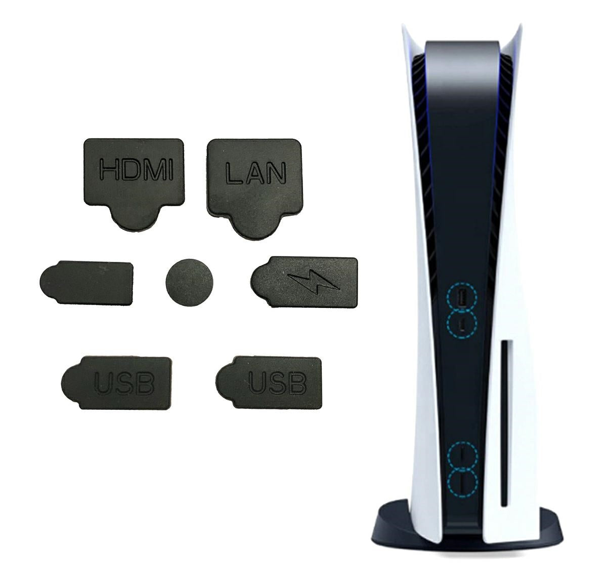 Dangtelio Rinkinys PS5 – 7PCS Apsaugai nuo Dulkių - gaukdaugiau.lt