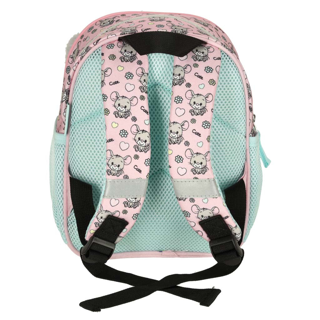 Vaikų darželio kuprinė 10,5 colio pelė mėlynai pilka - gaukdaugiau.lt