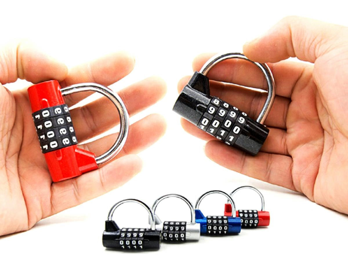 Kintamojo Kodo Juodas Šifro Spyna Dviračiams U-Lock - gaukdaugiau.lt