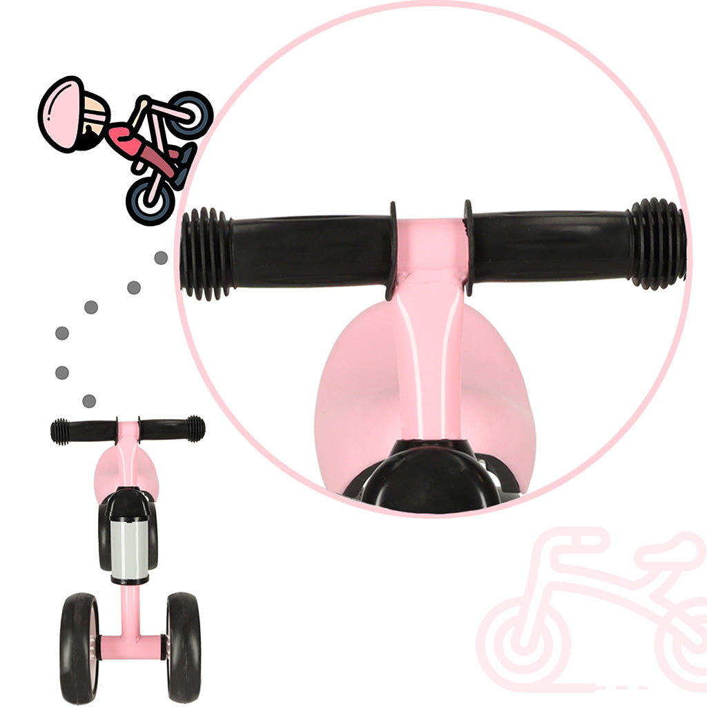 Trike Fix Mažytis krosinis triratukas rožinės spalvos - gaukdaugiau.lt
