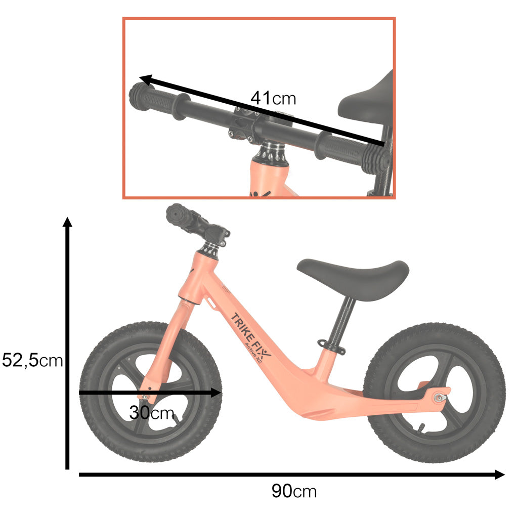 Trike Fix Active X2 krosinis dviratis oranžinės spalvos