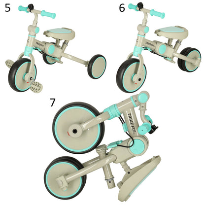 TRIRATIS TRIKE FIX V4 VAIKAMS MĖLYNAI PILKAS