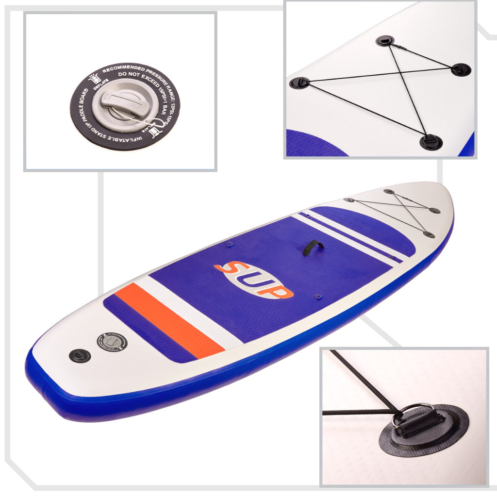 SUP Pripučiama lenta su priedais pilka 320cm - gaukdaugiau.lt