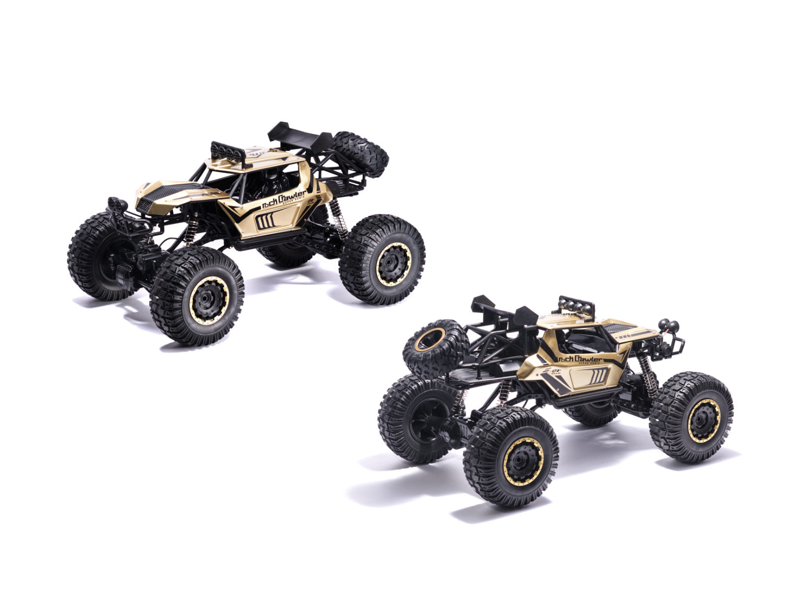 RC automobilis Rock Crawler 2.4GHz 1:8 51cm aukso spalvos