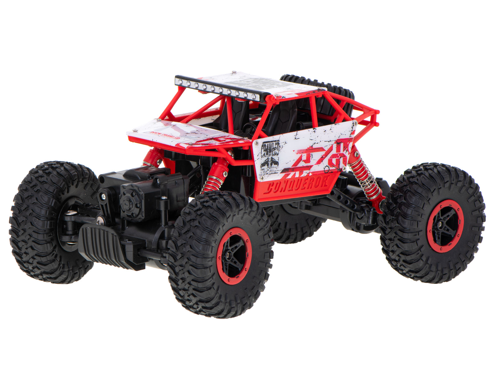 RC automobilis Rock Crawler HB 2.4GHz 1:18 raudonas