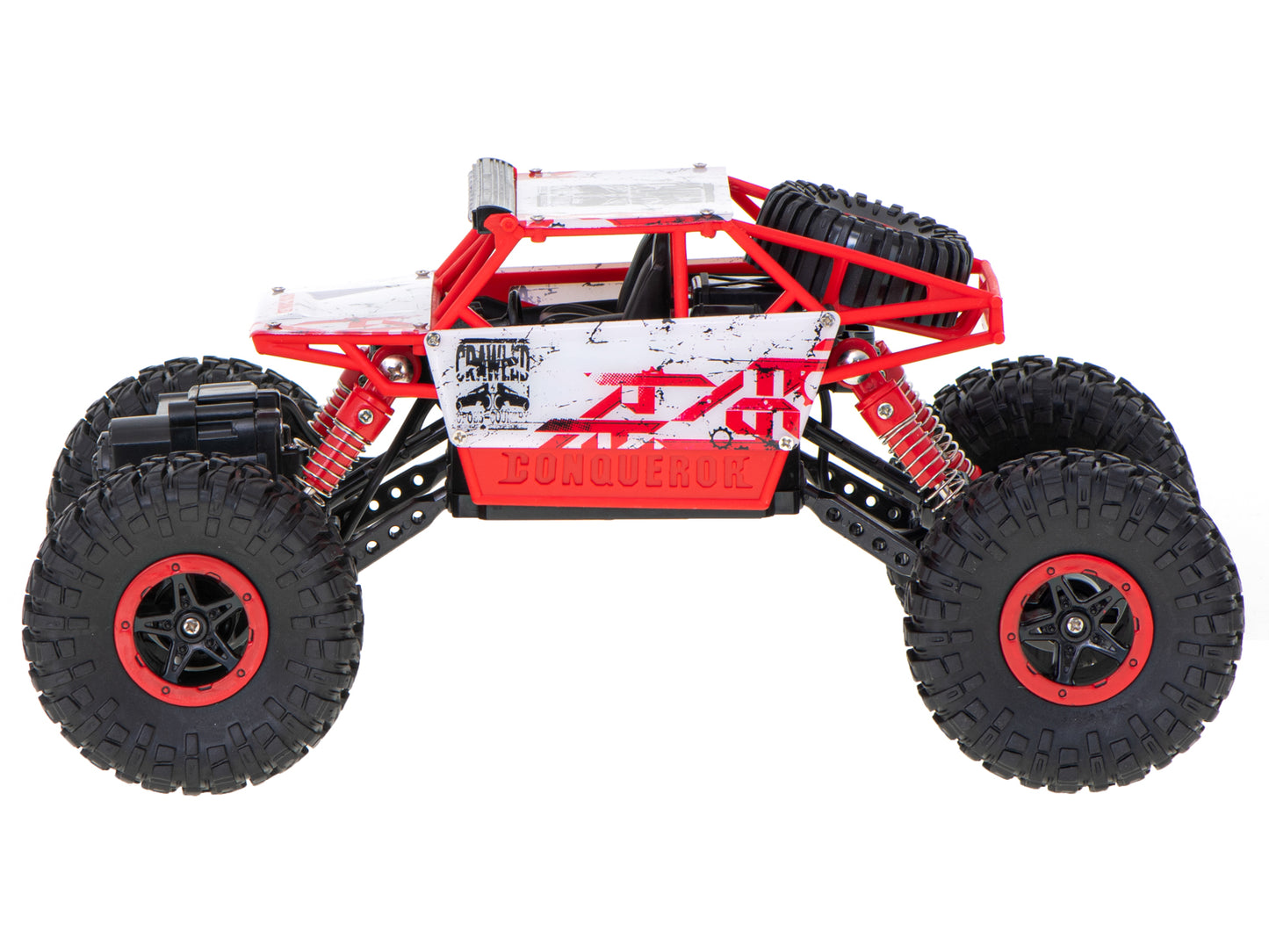 RC automobilis Rock Crawler HB 2.4GHz 1:18 raudonas