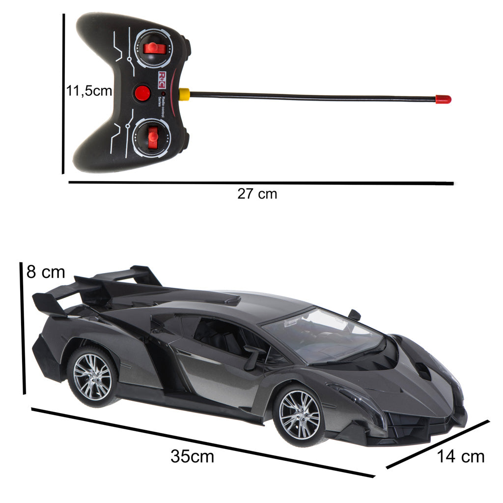 RC nuotoliniu būdu valdomas lenktynių modelis 1:12 automobilis