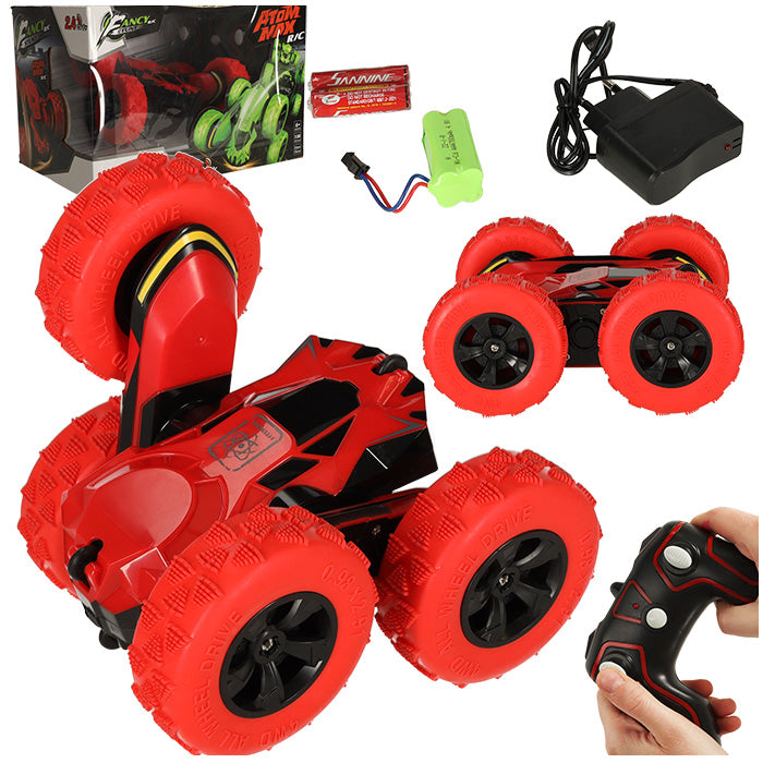 RC nuotoliniu būdu valdomas kaskadininkų automobilis "Acrobat Red