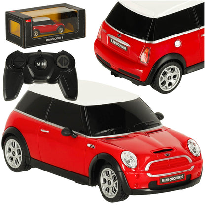 Радиоуправляемая машинка 1:24 MINI COOPERS красного цвета 