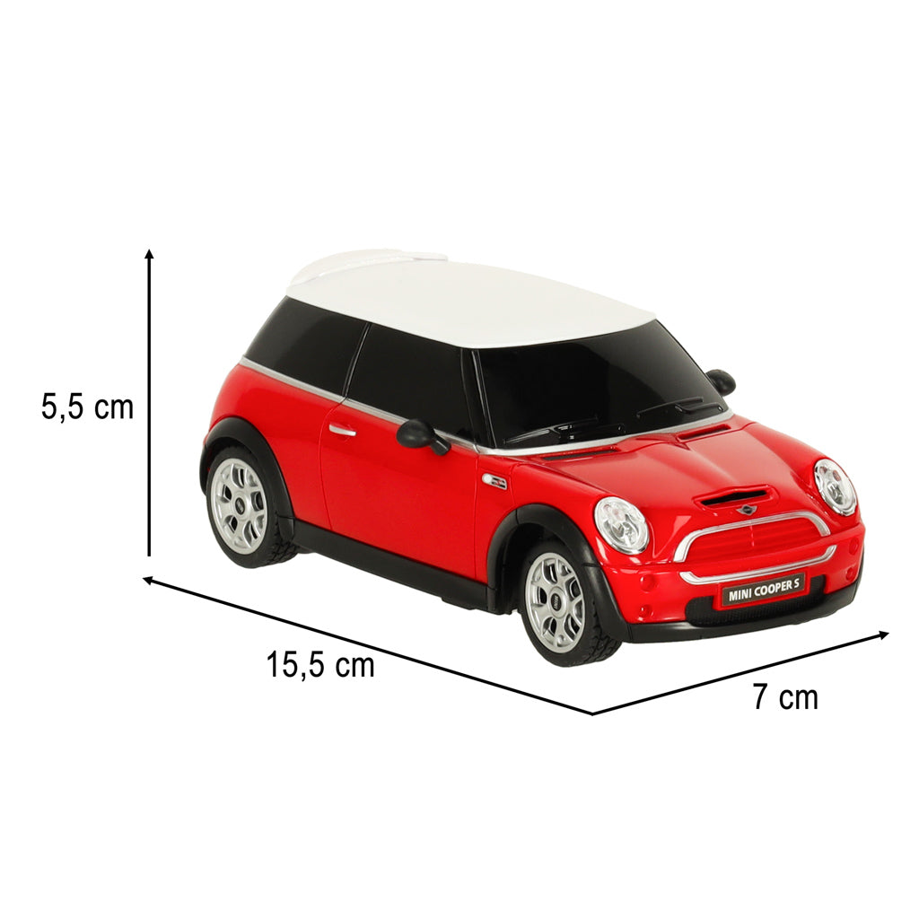 Радиоуправляемая машинка 1:24 MINI COOPERS красного цвета 