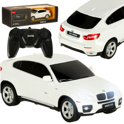 Радиоуправляемая машинка 1:24 BMW X6 белая 