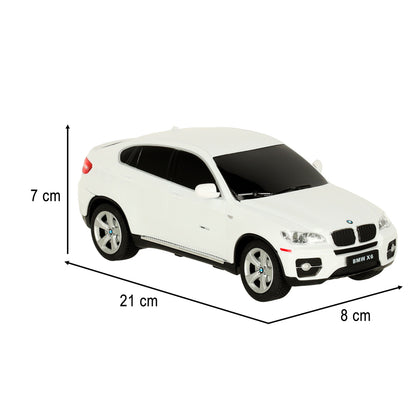 Радиоуправляемая машинка 1:24 BMW X6 белая 