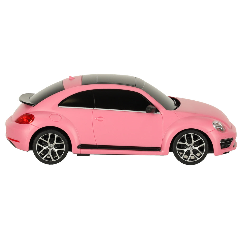 Радиоуправляемая машинка 1:24 Volkswagen Beetle-UV розового цвета 