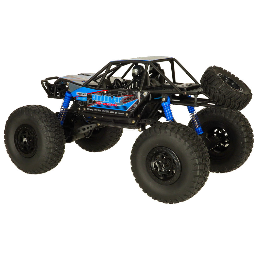 RC vikšrinis laipiojimo automobilis 1:10 4WD 48cm mėlynos spalvos