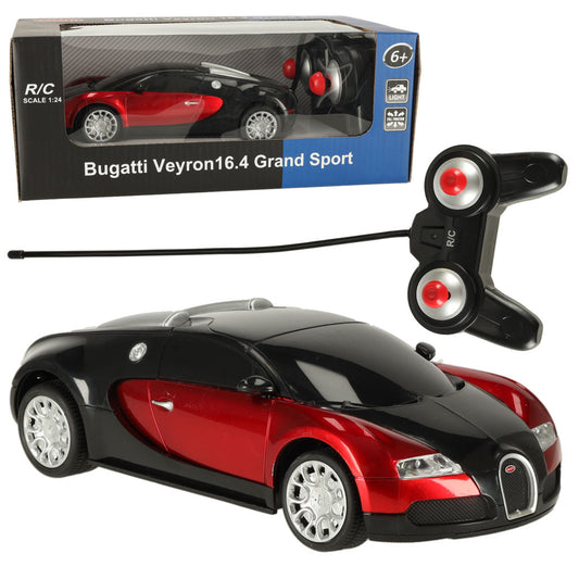 Bugatti Veyron RC automobilio licencija 1:24 raudona