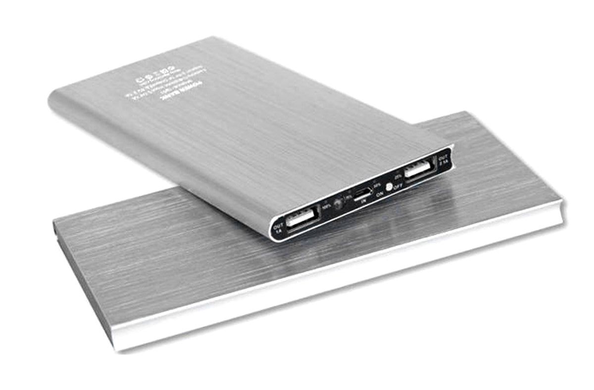 POWER BANK 20000 SLIM ALU SILVER - gaukdaugiau.lt