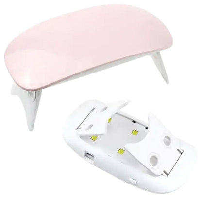 6W Sulankstoma UV Lampa – Nagų Kietinimui ir Priežiūrai - gaukdaugiau.lt