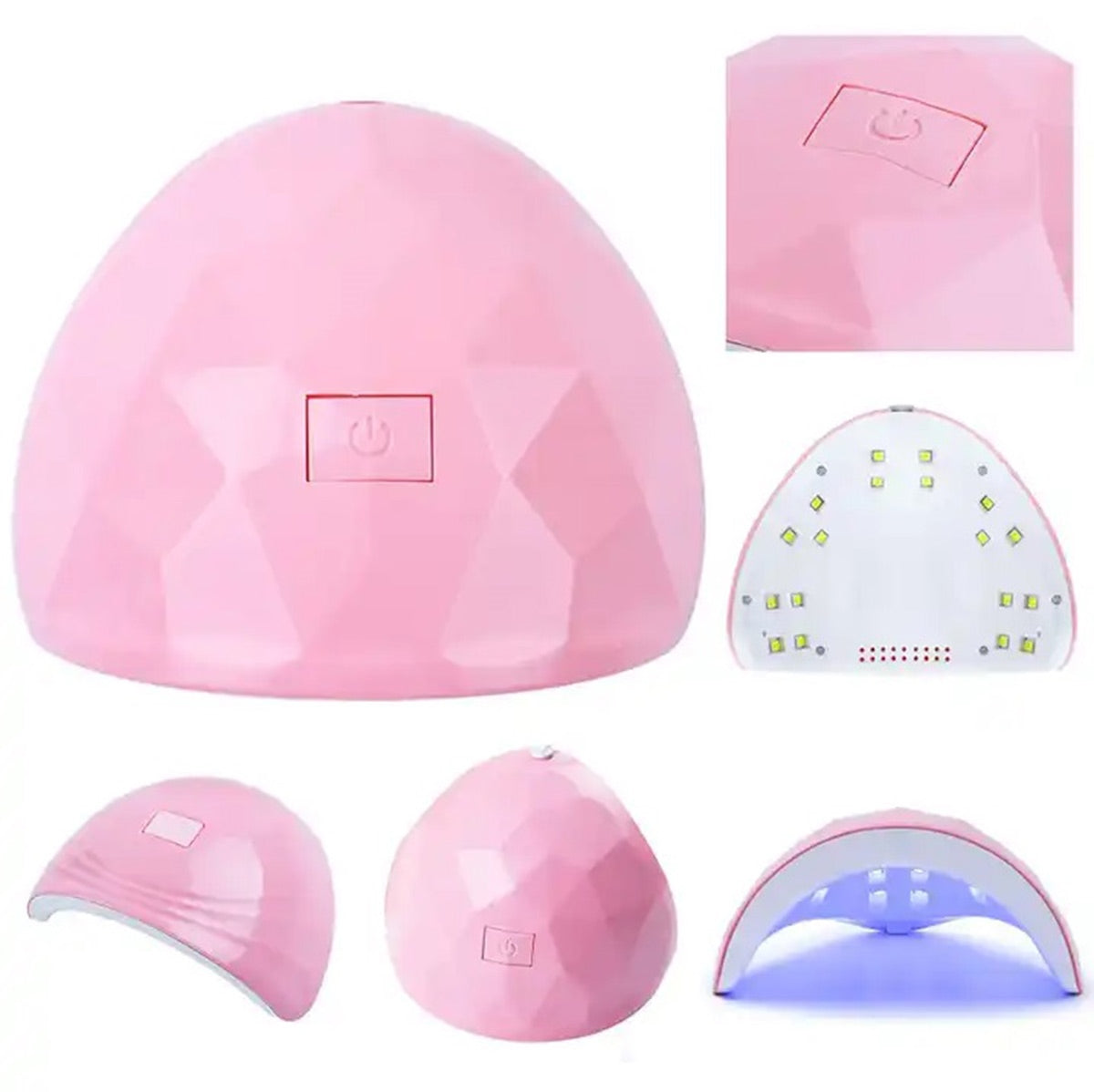 UV LED LEMPA 18 LED ROŽINĖ - gaukdaugiau.lt