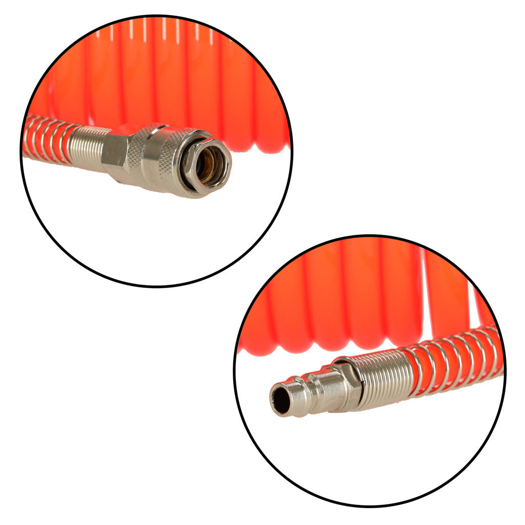 Kompresoriaus spiralinė oro žarna 12 mm 15 m - gaukdaugiau.lt