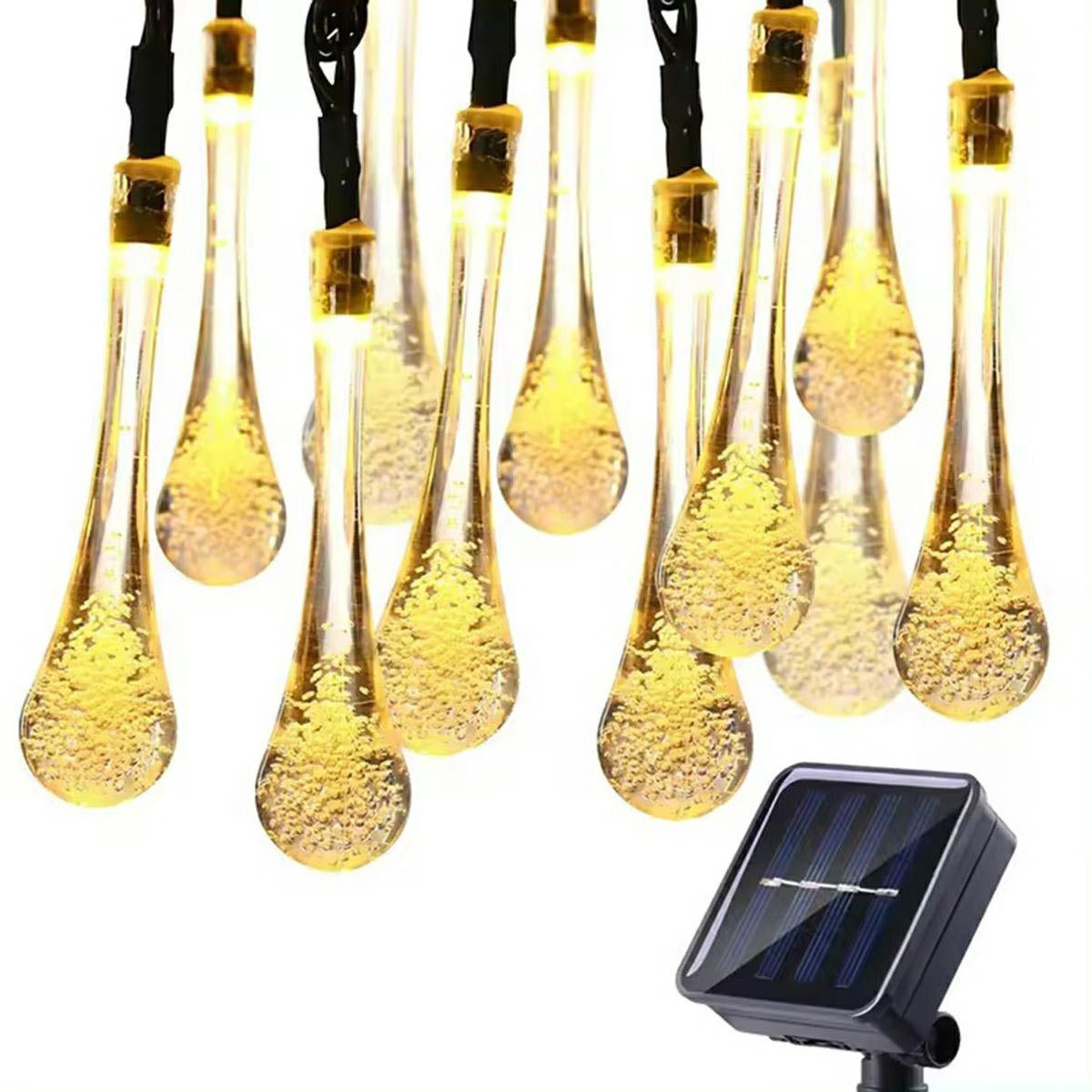Garland Lempos 10M - 100LED Saulės Apšvietimo Rinkinys - gaukdaugiau.lt