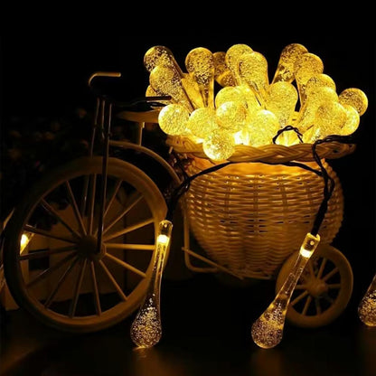 Garland Lempos 10M - 100LED Saulės Apšvietimo Rinkinys - gaukdaugiau.lt