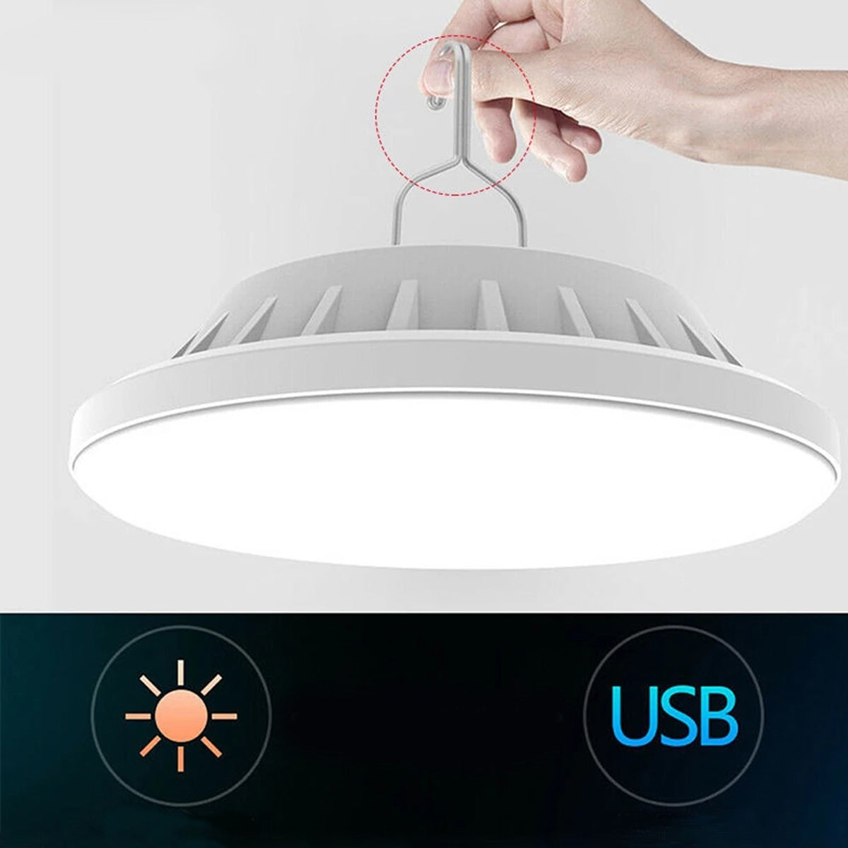 STOVYKLAVIMO LEMPA SOLAR 60 LED - gaukdaugiau.lt