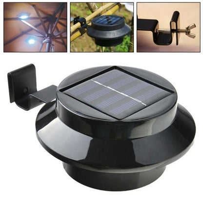 SAULĖS SODO LEMPA 3LED JUODA - gaukdaugiau.lt