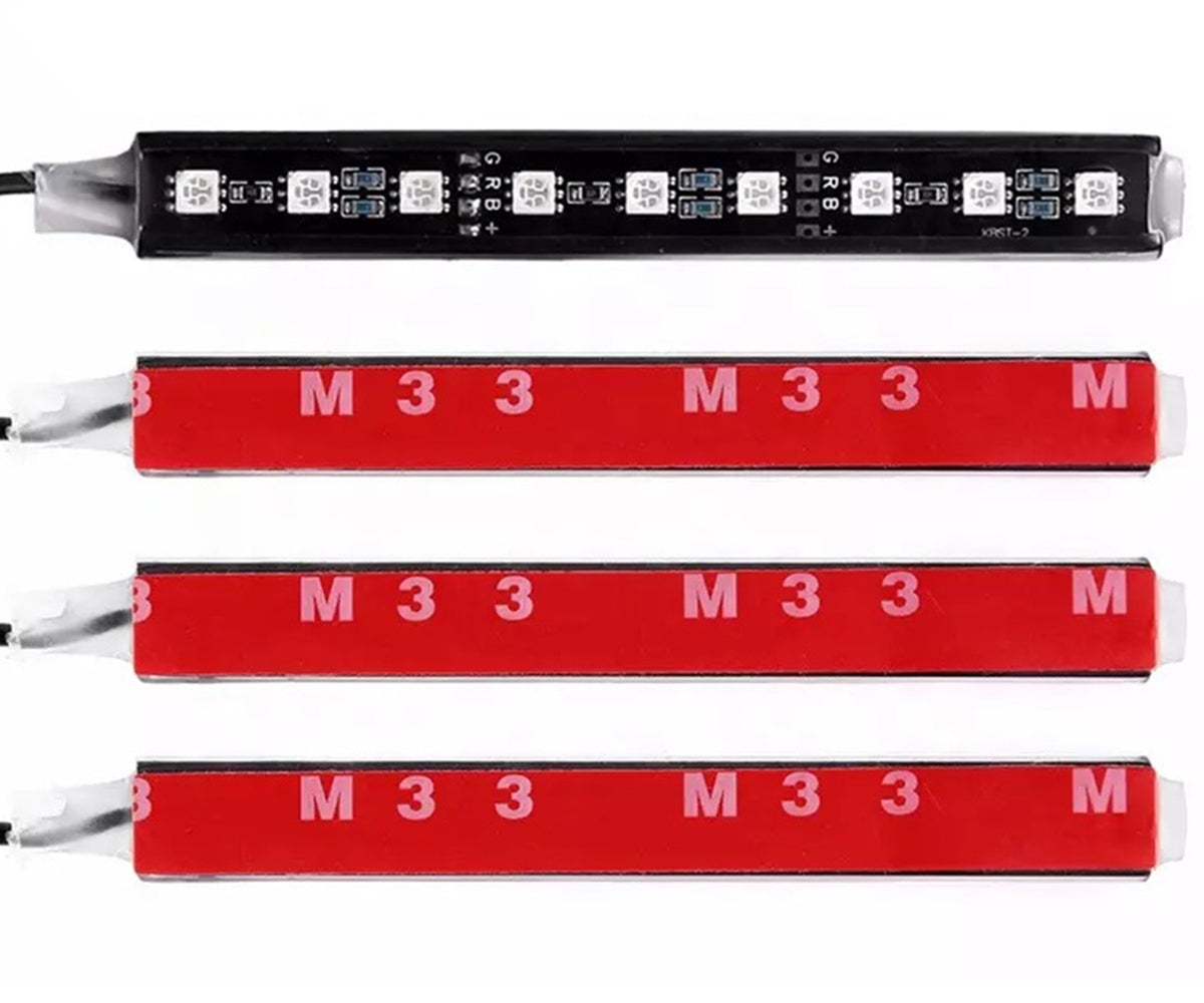 AUTOMOBILIO VIDAUS APŠVIETIMAS RGB4x9LED - gaukdaugiau.lt