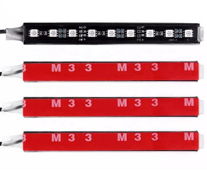 AUTOMOBILIO VIDAUS APŠVIETIMAS RGB4x9LED - gaukdaugiau.lt