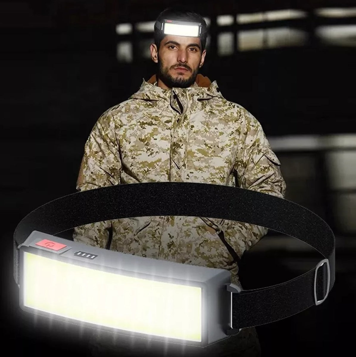 PRIEKINIO ŽIBINTO LED COB - gaukdaugiau.lt