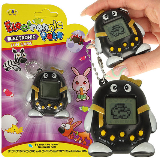 Žaislas Tamagotchi elektroninis žaidimas gyvūnas juodas