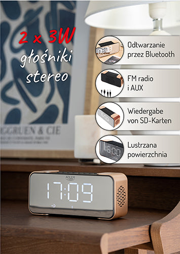 AD 1190 vario laikrodis belaidis radijo laikrodis - gaukdaugiau.lt