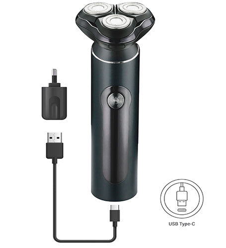 3-in-1 elektrinis skustuvas - USB + dėklas - gaukdaugiau.lt