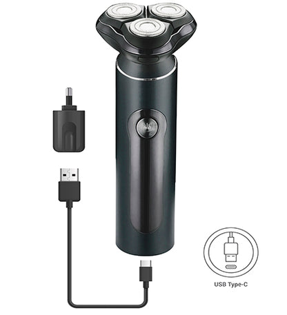 3-in-1 elektrinis skustuvas - USB + dėklas - gaukdaugiau.lt