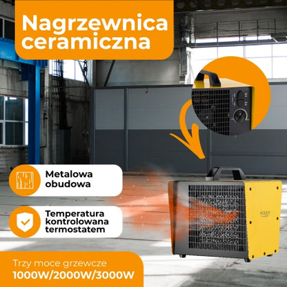 Keraminis šildytuvas 3000w - gaukdaugiau.lt