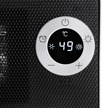 Keraminis termoventiliatorius su LCD ekranu - gaukdaugiau.lt