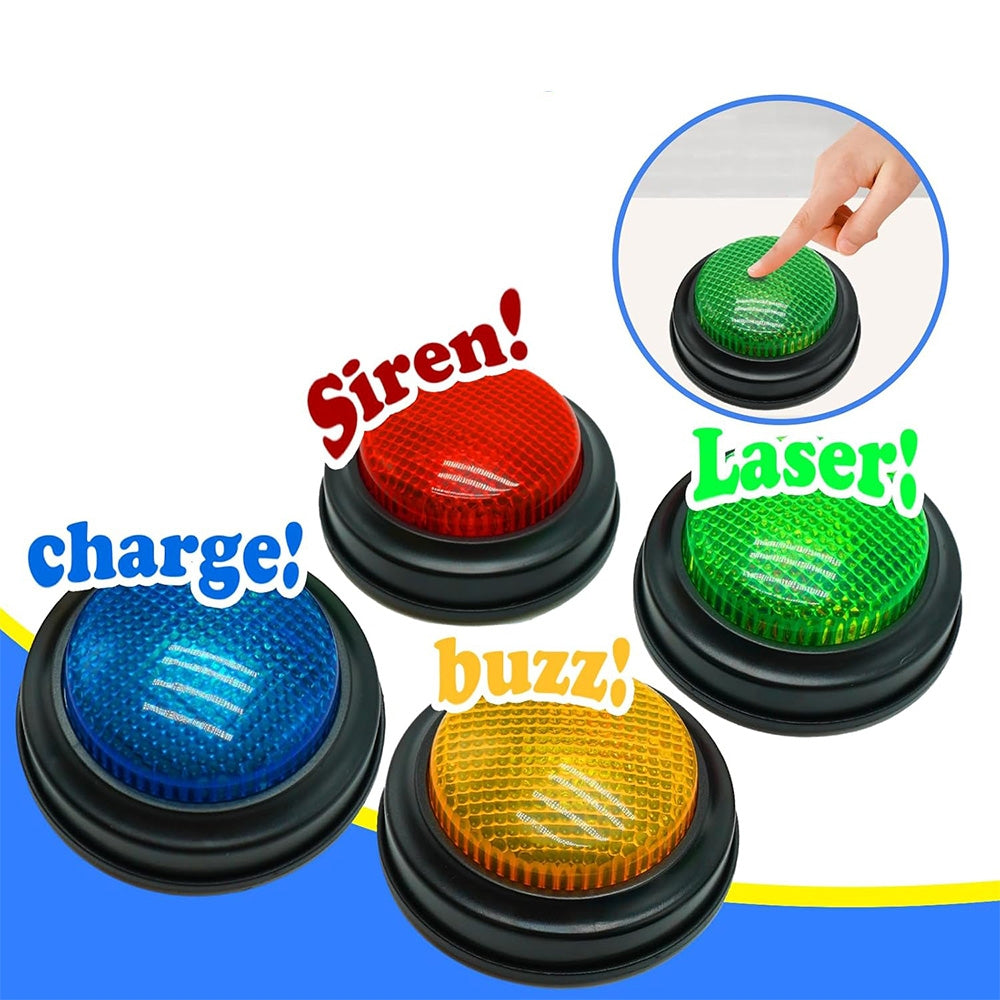 Atsakymo mygtukai "Buzzers" 4 vnt. - gaukdaugiau.lt