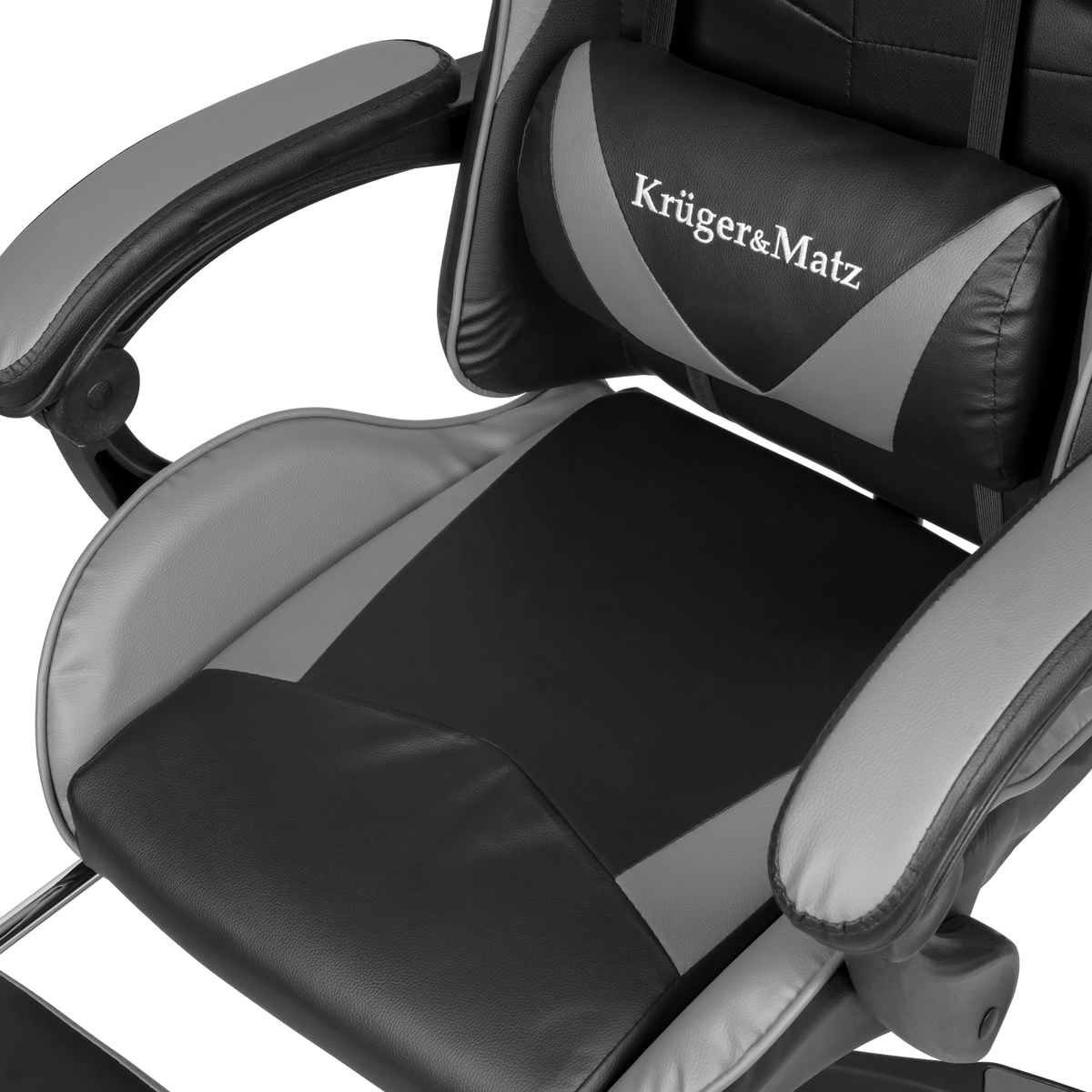 Gamingo kėdė PremiumLine GX-150 Juoda-pilka - gaukdaugiau.lt