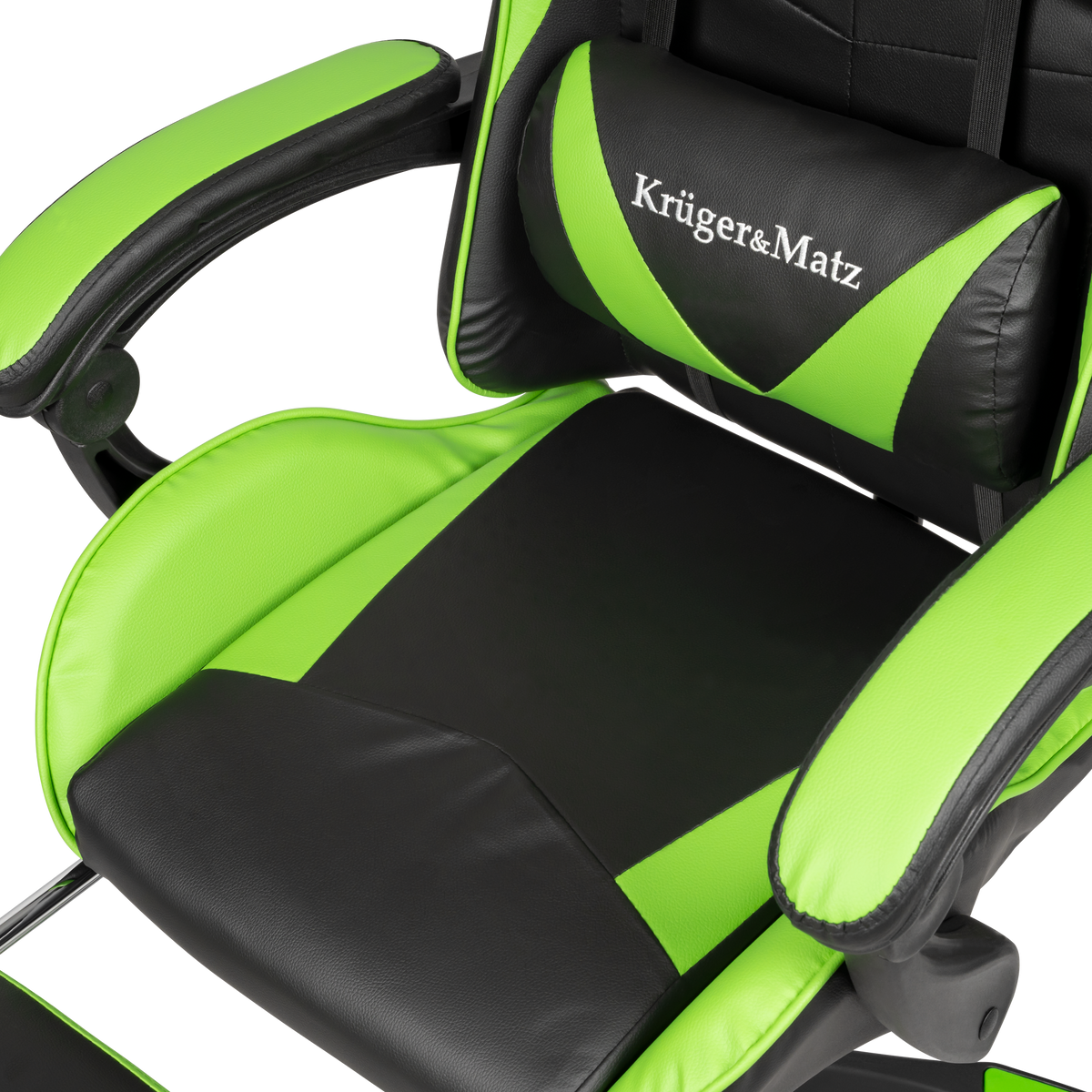 Gamingo kėdė PremiumLine GX-150 Juoda-žalia - gaukdaugiau.lt