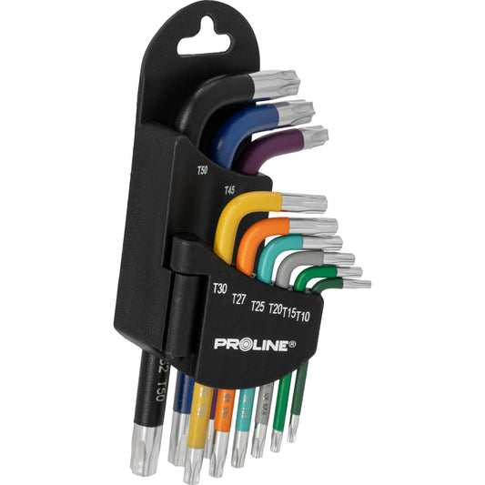 Torx veržliarakčių rinkinys, 9 vnt., t10-t50, s2, PremiumLine - gaukdaugiau.lt