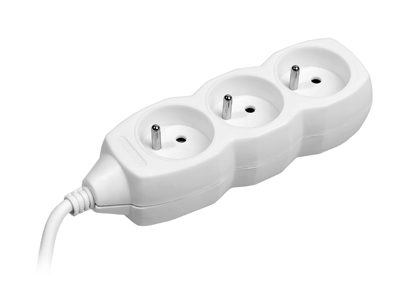 PremiumLine PowerCord prailgintuvas 1,5 m (3 lizdai, baltas) - gaukdaugiau.lt