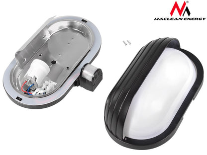 Sieninis apšvietimas PremiumLine, su PIR jutikliu, maks. 60W, 180°, MCE33B - gaukdaugiau.lt