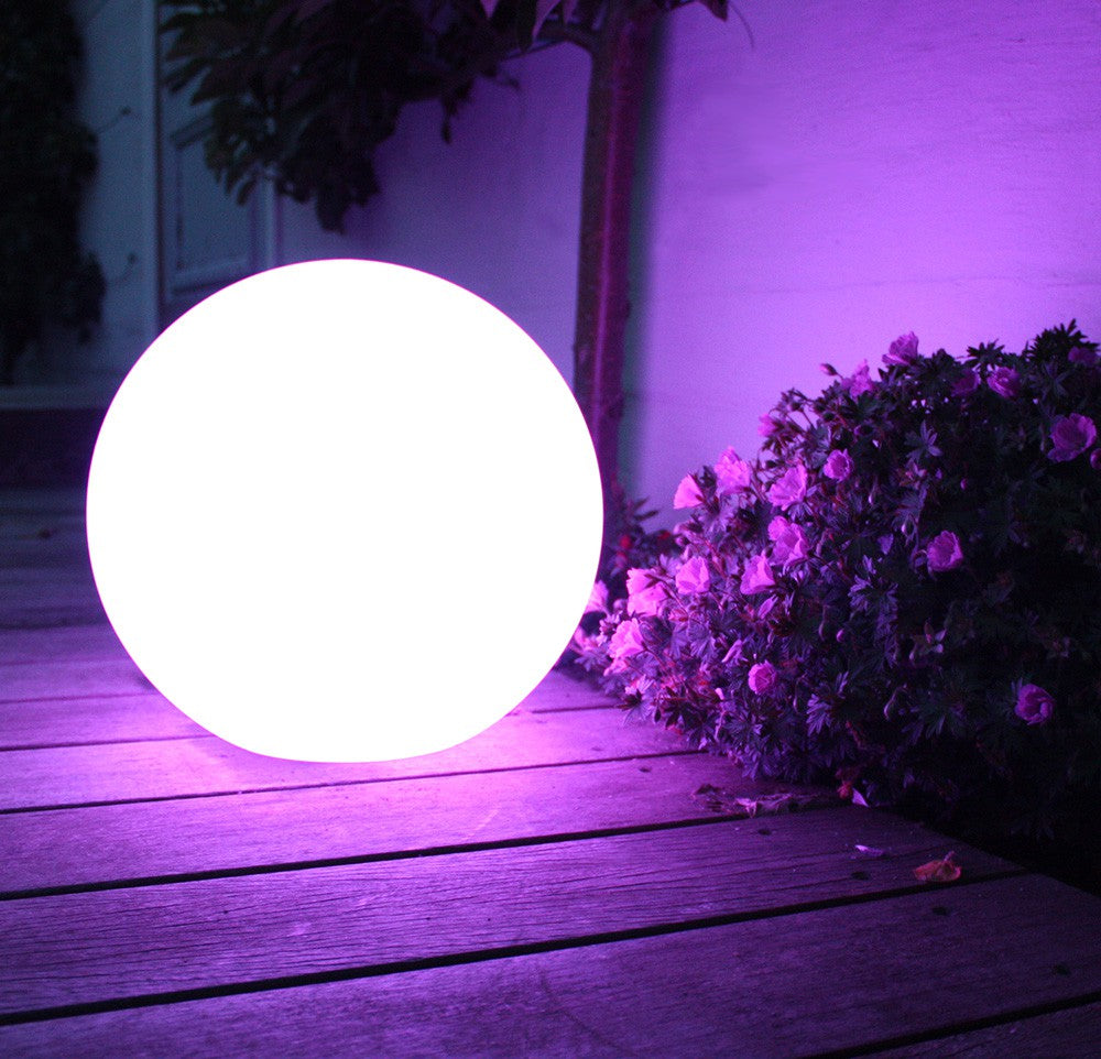 Saulės lempa lauko stovinčia PremiumLine, rutulys, 20x20x53cm, spalvotas LED RGB, GB124 - gaukdaugiau.lt