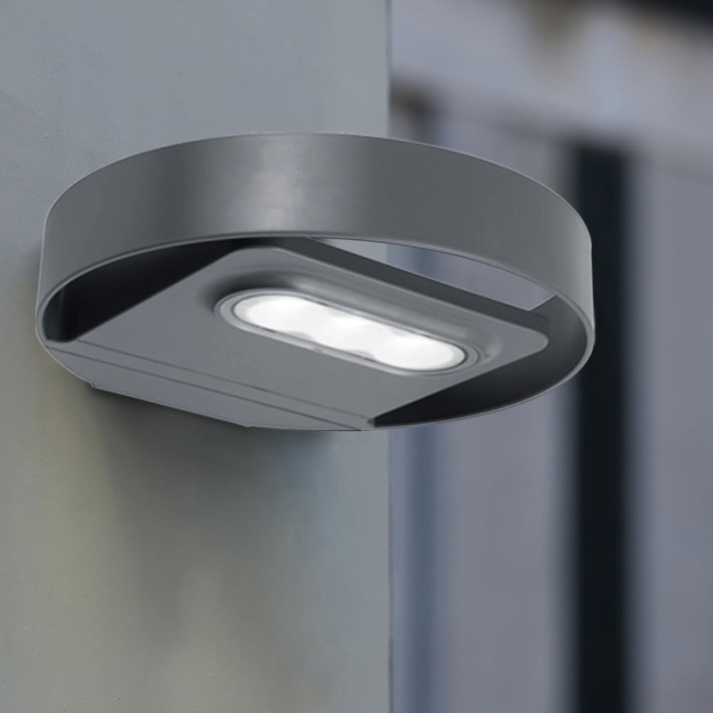 GB130 46761 Saulės sieninė lempa apvali LED 3W - gaukdaugiau.lt