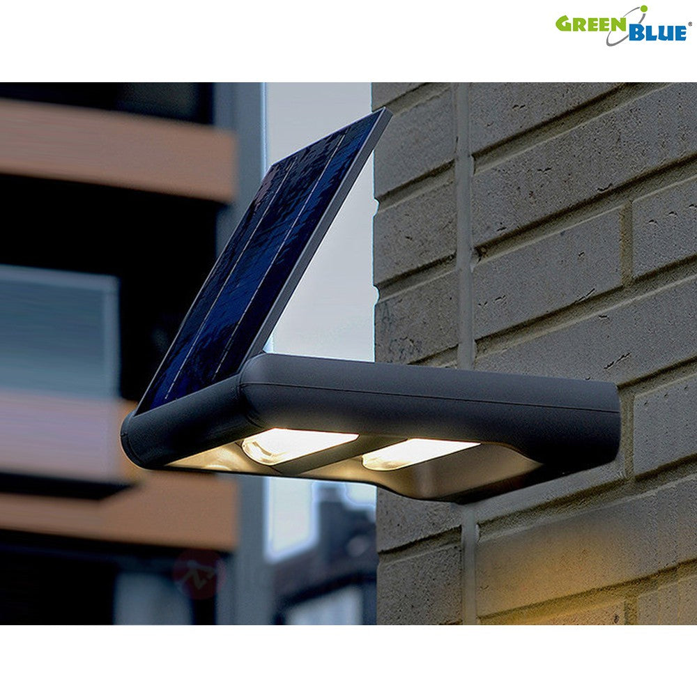 Saulės sieninė lempa PremiumLine GB131 LED 12W - du nepriklausomi šviesos krypčiai - gaukdaugiau.lt